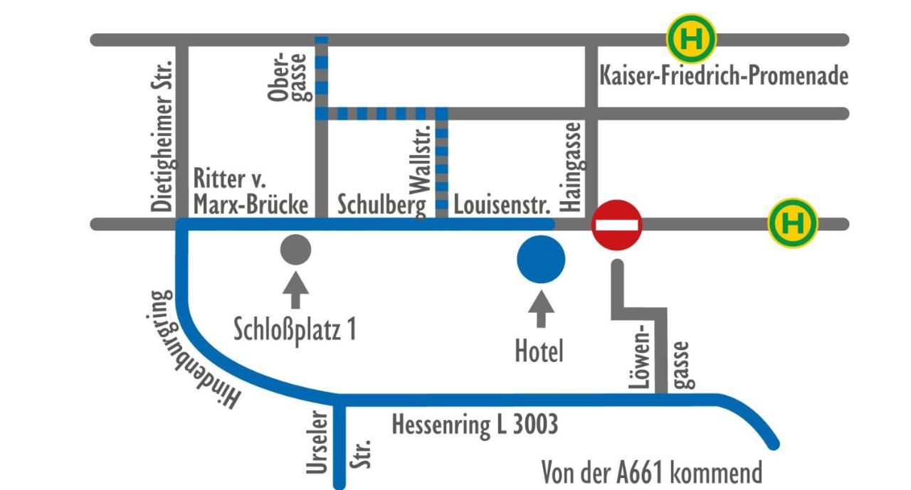 Hotel Am Schloss Darmstaedter Hof Бад-Хомбург-фор-дер-Хёэ Экстерьер фото